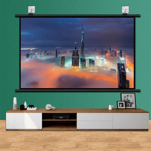 Écran de projection mural Portable de haute qualité à crochet, pose sans trou de 4:3, 84 pouces, 1 pièce - Product Image 4