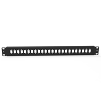 Panel Patch Fiber 1U 19'' 144 288 Fiber 24 Port MPO MTP OS2 OM3 OM4 Panel Patch Fiber Optik FHU-FPP48FLC10GMM