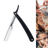 Rasoir professionnel à poignée en noir et blanc, 30 pièces, installation de rasoir à barbe, Style pliable, pour barbe et rasage, à Double bord