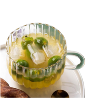 Tasse en verre de gobelet à boire de citrouille de résistance à hautes températures tasse à café en verre de Borosilicate