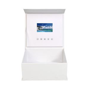 lizado de embalaje cosméticos cuidado de la piel productos folleto de Video Reproducción automática pantalla LCD Cajas de Regalo - Product Image 2