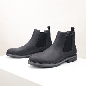 2026 Stylish & Comfortable British Style Men's Shoes Burnished Vintage Plus Size Ankle Boots for Men - Product Image 2