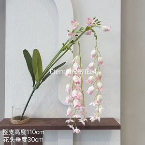 Fleurs artificielles suspendues en soie, type campanule, haute simulation, pour décoration de mariage, Secret Garden - Product Image 4
