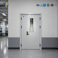 Portes coupe-feu modernes en acier de haute qualité avec un traitement de surface exquis, adaptées aux hôpitaux, ateliers et hôtels.