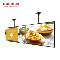 Support télécommande USB 43 pouces restaurant tableau de menu numérique android publicité lcd displayer digital-menu-board