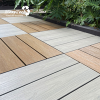 Aucun outil nécessaire Directions simples en 3 étapes pour l'extérieur de la terrasse en faux bois Carreaux de plancher extérieur