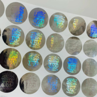Autocollants holographiques 3D personnalisés imprimés, en PET, avec fonctions de sécurité, logo personnalisé, pour cadeaux et artisanat
