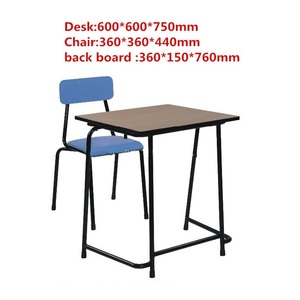 Modern Aoyasi Pre School <b>Study</b> <b>Chair</b> and Desk Set With Steel Plywood Plastic Construction Commercial Use Model PT-105C PT-105C M - Product Image 5
