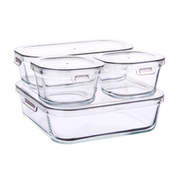 Boîtes à lunch en verre très vendues, boîte bento, micro-ondable, écologique, organiseurs de cuisine, retour à l'école