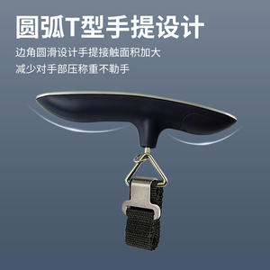 เครื่องชั่งน้ำหนักกระเป๋าเดินทางแบบพกพา 50 กก. เครื่องชั่งแบบแขวนดิจิตอลพร้อมจอแสดงผล LCD ความแม่นยำสูงสำหรับการวัดน้ำหนักในการเดินทาง - Product Image 3