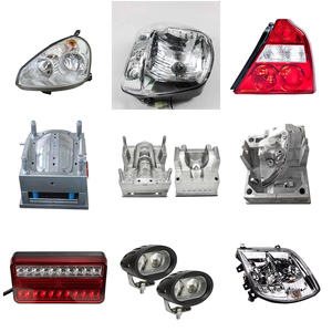 Molde de inyección de plástico personalizado del fabricante OEM XBC con sistema de canalización caliente/fría, vida útil de 300,000-500,000 inyecciones para faros LED de motocicleta - Product Image 1
