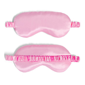 Masque pour les yeux en satin de luxe Satin doux soie nuit visière yeux couverture sangle élastique Logo voyage <span class=keywords><strong>cernes</strong></span> organiques - Product Image 2
