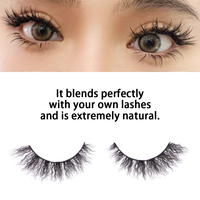 Faux cils volumineux et moelleux, 12 styles, cils effilés, vente en gros, marque privée, fournitures d'extensions de cils DIY pour salon de maquillage