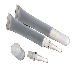 10ml PP Plastic New Lip <b>Gloss</b> Tubes Lip Oil Container Wholesale Empty Soft Squeeze Tube White <b>clear</b> Lip Balm Tube - Product Image 4