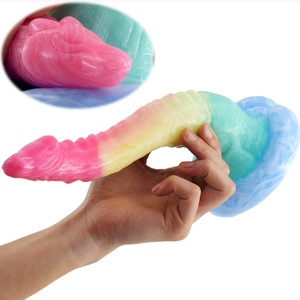 New Fantasy 10 Inch Long Dragon <b>Dildo</b> Erotic Smooth Silicone Sex Toy Curved Dragon Penis for Women Sexy Flexible - Product Image 3
