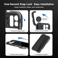Para soporte estabilizador de jaula de conejo más nuevo, protectores de Cable IPhone15Pro, asistente de tiro Vertical Horizontal versátil