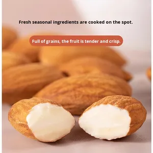 नए कच्चे बादाम कर्नेल मूल स्वाद नट्स बड़े फ्लैट बादाम सूखे खाद्य स्नैक्स थोक पूर्ण बॉक्स बेकिंग - Product Image 2