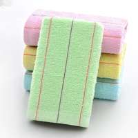 Serviettes en coton tissé rayées de couleur personnalisées en gros, très absorbantes, antimicrobiennes, réutilisables, multi-usages pour la maison