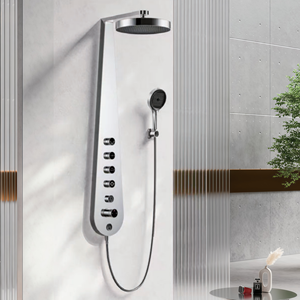 Conjunto de Ducha PIPA de Estilo Chino Clásico con Elementos Modernos, Color Gris Acero - Product Image 3