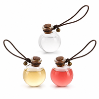 Diffuseur de parfum pour voiture en verre suspendu, rechargeable, pour la décoration intérieure de voiture - Vente en gros