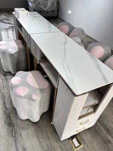 Tavolo da Manicure Professionale Moderno in Legno con Aspiratore <span class=keywords><strong>per</strong></span> Salone, Arredo Unghie <span class=keywords><strong>per</strong></span> Casa, <span class=keywords><strong>Soggiorno</strong></span> o Centro Commerciale - Product Image 4