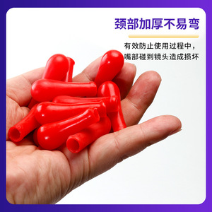 หัวหยดยางสีแดง YINYUEBIO สำหรับขวดหยด ใช้กับสารเคมี - Product Image 4