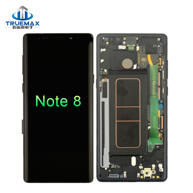 Mobile Phone Lcds Screen Ecran Pantalla Para for samsung galaxy Note 8 9 Amoled Lcd Display with Frame