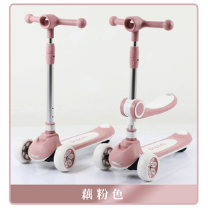 สกู๊ตเตอร์เด็กดรีมคิดส์ 3 ล้อ ปรับความสูงได้ พร้อมที่นั่ง สำหรับเด็กอายุ 1-3 ปี ตัวรถทำจากพลาสติก ล้อทำจาก PU - Product Image 4