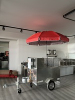 Remolques de cocina móviles TUNE China, carrito de hot dogs con equipo de cocina personalizado