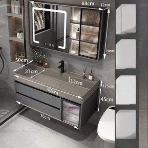 ตู้ห้องน้ำพร้อมอ่างล้างหน้าแบบรวมในตัว - Product Image 6