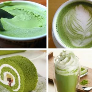 Gölgeli Yetiştirilmiş Premium Organik Seremonik Sınıf <span class=keywords><strong>Matcha</strong></span> Tozu Ultra Canlı Yeşil Yaban Mersini Aromalı Sağlıklı Zayıflama Çayı Kutusu - Product Image 4