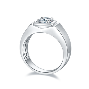 Zanlong 14444 Anillo de moissanita personalizable para hombre 925 Plata D Color VVS Clarity Cut Hiphop <span class=keywords><strong>Wedding</strong></span> Band Ideas de joyería para - Product Image 6