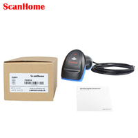 Lecteur de codes-barres portable Scanhome SH-210-HD USB Série RS232 TTL Réseau Wi-Fi Interface 485 Lecteur de codes QR Stock COM Garantie 1 an FCC