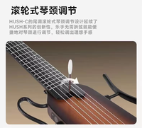 Gitar Lipat Portabel DONNER HUSH-C Senar Nilon Ringan untuk Pemula Musik Alat Musik