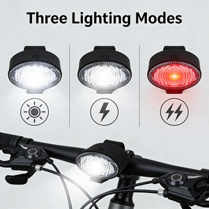 Feux arrière pour course à pied et vélo, lot de 4, feux de sécurité LED rechargeables par USB, étanches IP44, 3 modes, lumière arrière de vélo 6500K ultra-lumineuse - Product Image 3