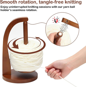 Yarn <strong>Holder</strong> Spinning Knitting Tools Crochet Yarn <strong>Holder</strong> Rotating Magnetic Thread <strong>Spool</strong> Wool Ball Winder Rotation Spinner - Product Image 3