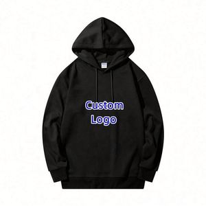 Sweat-shirt anti-boulochage OEM pour homme, 50% coton 50% polyester, manches longues, imprimé, coupe oversize, pour l'hiver - Product Image 1