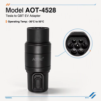 Adaptateur EV AOTAI Tesla vers GBT Type2 pour recharge EV standard GBT 11KW 230V AC IP54
