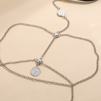 Dropshipping Products Wholesale Sexy Lace Elastic String Spider Animal Leg Plaqué or Fashion Jewelry Body Chain Bracelet