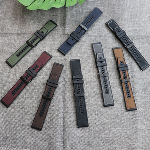 <span class=keywords><strong>Cinturino</strong></span> in <span class=keywords><strong>Pelle</strong></span> Crazy Horse Lionorm con Silicone per Orologi da <span class=keywords><strong>Uomo</strong></span>, 22mm, Sgancio Rapido, per Smartwatch Sportivi - Product Image 6