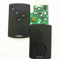 Carte-clé télécommande en plastique à 4 boutons 433 MHz ID46-PCF7952 Entrée sans clé pour Renault Megane 3 pour 3 Scenic