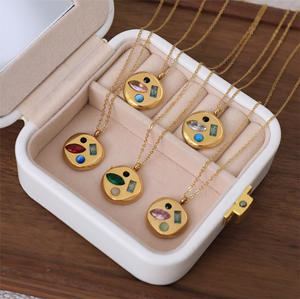 Collar con Circonita Colorida, Piedra de Nacimiento de Diciembre, con Hermoso Simbolismo, Regalo de Cumpleaños - Product Image 2