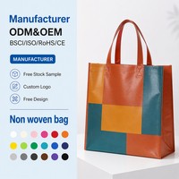 Sac fourre-tout non tissé vierge en gros d'usine, 100 g/m² blanc naturel, prêt pour la sublimation, réutilisable, écologique, pour le bricolage et le shopping