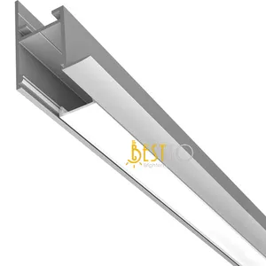 Chine Alliage d'aluminium Clôture Profil Extrusion LED Bandes Lumière Mur Coin Bord Coving Anodisé Traitement de Surface Utilisation Industrielle