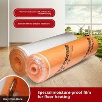 Nouvelle Offre : Sous-couche Moderne Anti-humidité Écologique Orange IXPE Perforée en Feuille d'Aluminium Finition Mate pour Salle de Bain d'Hôtel