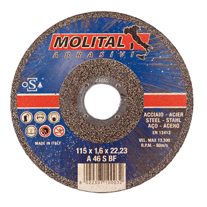 Herramienta de torneado de disco de corte de hierro fino de 115x1,0mm para una eliminación efectiva del metal - Product Image 1