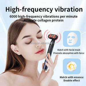 Arrugas Eliminar Ion Vibración Calentamiento Ojo Belleza Pluma Cara Cuello Dispositivo de belleza con carga tipo C - Product Image 3