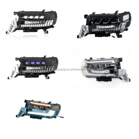 Phare avant projecteur LED dynamique à quatre faisceaux avec feux de jour (DRL) pour Toyota Land Cruiser LC200 2016-2021