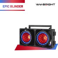Luz LED RGBALC de Aluminio Independiente IP65 E27 CL-2EP, Matriz de Doble Cabezal con Control DMX512 para DJ, Discoteca, Conciertos