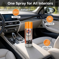 Spray Limpiador para el Tablero del Automóvil, Fórmula Anti-Manchas y Anti-Decoloración, Cuidado del Tablero, Limpiador Interior del Tablero